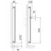 ISAN SOLAR designový, koupelnový radiátor 1206 / 477, sněhově bílá (S09)