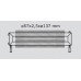 ISAN SPIRAL RAT2 radiátor na zem kov (RAL 9006) 6000/57x2,5x137 ZRAT257137600F20