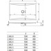 Jika PURE ocelová sprchová vanička 1400x900mm, bílá H2164256000001