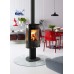 Jotul F 373 CB krbová kamna černý lak, topeniště s litinovou nohou 350972+350974