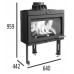 Jotul I 400 FL krbová vložka rovné sklo, černý lak 30043683