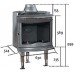 Jotul I 80 RH PANORAMA krbová vložka černý lak 341242