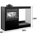 Jotul CUBE GG WS obestavba s krbovou vložkou I 400 CB, rovné sklo, 30043683+CUBE