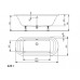 IDEAL Standard ACTIVE vana 180 x 80 cm k zabudování K181501