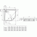 IDEAL Standard ULTRA Flat sprchová vanička akrylátová čtvrtkruh 90 x 90 x 4 cm K517601