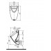 IDEAL Standard EUROVIT urinál přítok shora GOLF K553901