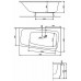KOLO Split asymetrická vana 160 x 90 cm pravá bílá XWA1660000