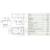 Kaldewei SANIFORM PLUS STAR 344 vana 170 x 75 x 48 cm, Antislip, Perl Effekt 134430003001