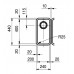 Franke Kubus KBX 110-20, 230x430 mm, nerezový dřez 112.0043.874