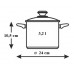 KELA Hrnec 24 cm, 3,2L, KERROS KL-11552