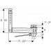 Geberit Odtokový a přepadový systém 152.018.00.1