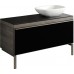 KERAMAG DESIGN Citterio skř.p.um.asym.,120 cm,šedohnědá 835221000