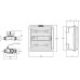 KERAMAG zámek pro FlushTime Control montáž na zeď 521055
