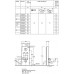 KERAMAG DESIGN Universal modul pro ZWC, šedé sklo,rám Champagne 515015000