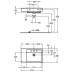 KERAMAG Renova Nr. 1 Plan umyvadlo asymetrické 75cm, odkládací plocha vlevo 122175000