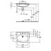 KERAMAG Renova Nr. 1 nábytkové umyvadlo s přepadem s otvorem 60 x 48 cm 220660