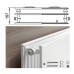 Kermi PHLK LINE K HYGIENE 30 405 x 405 PLK300400401N1K