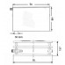 Kermi Therm X2 Plan-Hygiene-V deskový radiátor 30 400 / 2000 PTV300402001L1K