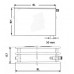 Kermi Therm X2 Plan-Hygiene-V deskový radiátor 30 300 / 1300 PTV300301301R1K