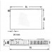 Kermi Therm X2 Plan-V deskový radiátor 11 600 / 1300 PTV110601301L1K
