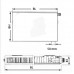 Kermi Therm X2 Plan-V deskový radiátor 11 400 / 2300 PTV110402301R1K