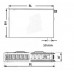 Kermi Therm X2 Plan-V deskový radiátor 12 900 / 3000 PTV120903001R1K