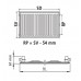 Kermi Therm X2 Profil-kompakt deskový radiátor 10 900 / 800 FK0100908