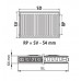 VÝPRODEJ Kermi Therm X2 Profil-kompakt deskový radiátor 12 500 / 500 FK0120505