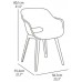 KETER AKOLA Židle, 57 x 55 x 80cm, grafit 17206196 + 17206197