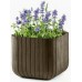 KETER CUBE PLANTER M Květináč, 30 x 30 x 30 cm, hnědá 17202066