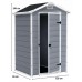 VÝPRODEJ KETER MANOR 4 x 3 zahradní domek, 128 x 94 x 196 cm 17192190 POŠKOZENÉ!!!