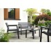 KETER EMILY PATIO Set zahradní se sedáky, grafit/šedá 17209816