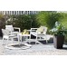 KETER EMILY PATIO Set zahradní se sedáky, bílá/šedá 17209816