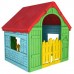 VÝPRODEJ KETER FOLDABLE PLAYHOUSE dětský domek, žlutá/červená/modrá 17202656 POŠKOZENÝ!!!