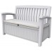 BAZAR KETER PATIO BENCH 227L Úložná lavice 138,6 x 63,5 x 88 cm, bílá 17202690 ROZBALENO!!