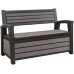 VÝPRODEJ KETER HUDSON STORAGE BENCH 227L úložná lavice 139 x 63,5 x 88 cm, hnědá 17204490 Poškozený díl WPF!!