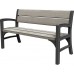 VÝPRODEJ KETER MONTERO TRIPLE SEAT Zahradní lavice 150 x 62 x 89,5 cm, grafit/hnědošedá 17204596 POŠKOZENÉ!!