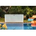 KETER POOL BOX 511L Zahradní úložný box ratan 145 x 73 x 64 cm, bílý 17205835