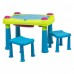 KETER CREATIVE PLAY TABLE stoleček & dvě židličky, zelená/tyrkysová 17184184