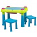KETER CREATIVE PLAY TABLE stoleček & dvě židličky, zelená/tyrkysová 17184184