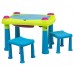 KETER CREATIVE PLAY TABLE stoleček & dvě židličky, zelená/tyrkysová 17184184