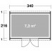 KETER ARTISAN 11 x 7 zahradní domek, 342 x 218 x 226 cm 17208122