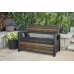 KETER DECO GARDEN BENCH 227L Úložná lavice, 133 x 61 x 89 cm, walnut 17213853