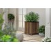 KETER DECO SQUARE TALL Květináč, 45,5 x 45,5 x 55 cm, walnut 17213623
