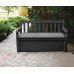 VÝPRODEJ KETER EDEN GARDEN BENCH 265L Úložná lavice 140 x 60 x 84 cm, grafit/šedá 17190198 POŠKRÁBANÝ DÍL ES-R!!