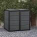 KETER HIDE AWAY 2x240L Skříňka na popelnice, 138,1 x 84,3 x 121,2 cm, šedá 17213790