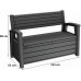 KETER OTTER BENCH 227L Úložná lavice 133 x 61 x 89 cm, grafit 17212485