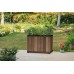 KETER DECO RECTANGLE TALL Květináč, 45,5 x 76 x 55 cm, walnut 17213625