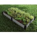 KETER VISTA MODULAR DUO Vyvýšený záhon, 121,5 x 121,5 x 27 cm (2x), šedý 17210708
