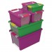 KIS BI BOX XS 3L 26,5x16x10cm modrý/transparent